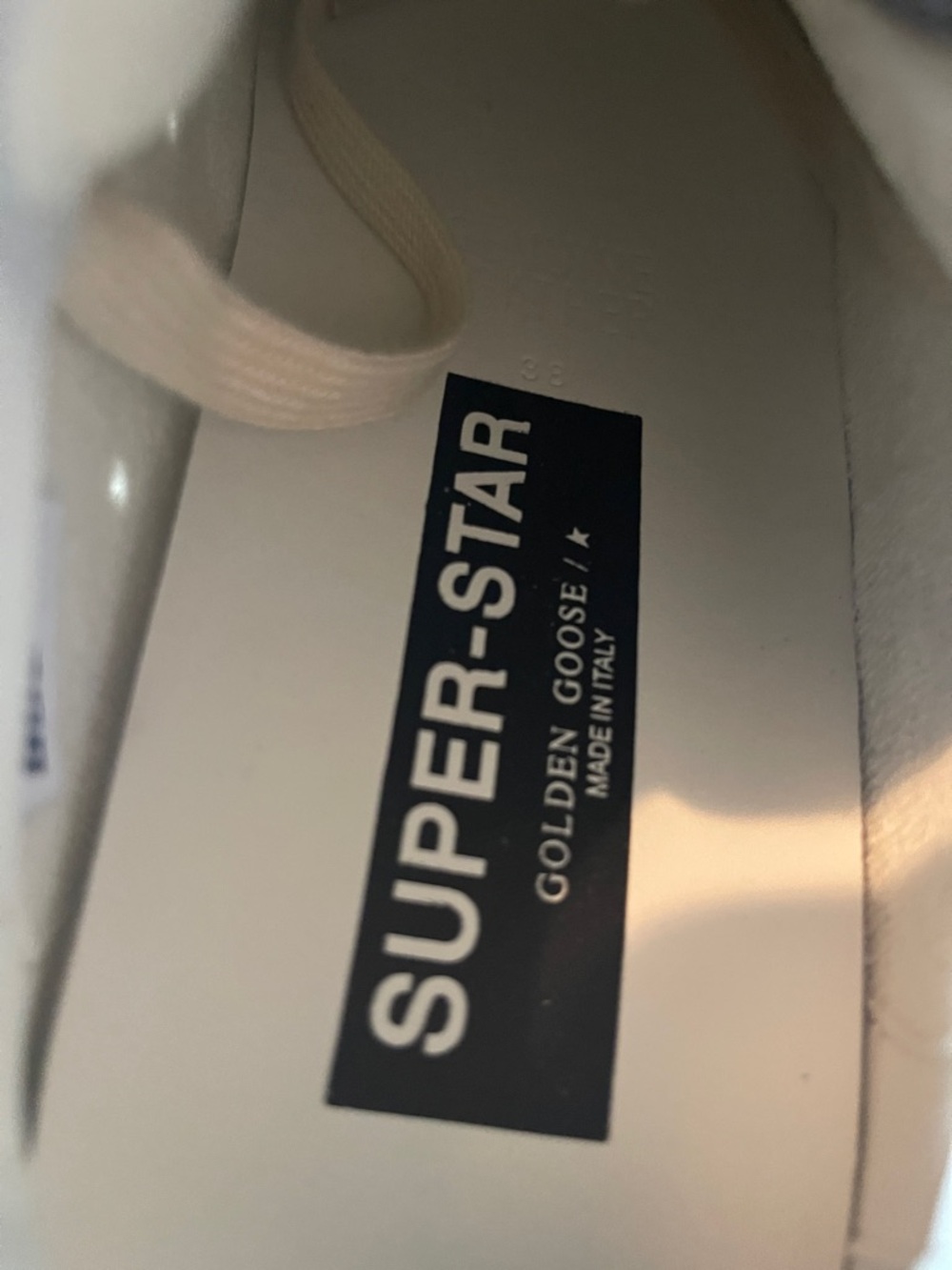 Golden star sneaker with Black Branded Dust Bag - Picture 7 of 9